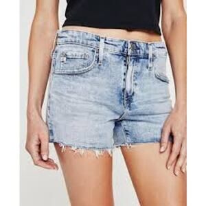 AG Adriano Goldschmied Hailey Moonwash Denim Shorts 29 NEW Minimalist Quiet Luxe